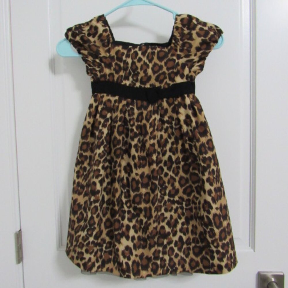 Baby Gap Cheetah Dressy Dress 4T